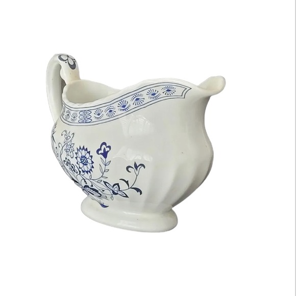 Beautiful BLUE NORDIC GRAVY BOAT J & G - Picture 2 of 4